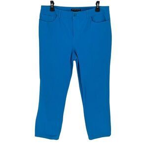 Peace Of‎ Cloth Womens Panticular Stretchy Trouser Pants Blue Size 10